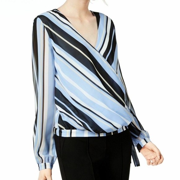 Bar III Tops - BAR III Extra Small STRIPED BLOUSE LAST DAY